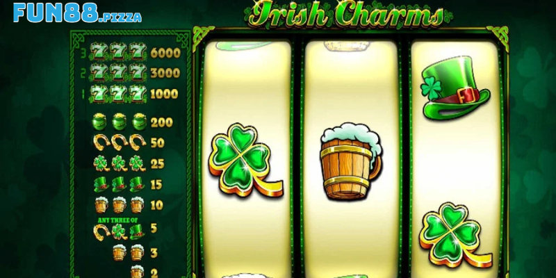 Irish Charms - Khám Phá Thiên Đường Của Những Leprechaun 3 Tỷ lệ trả thưởng