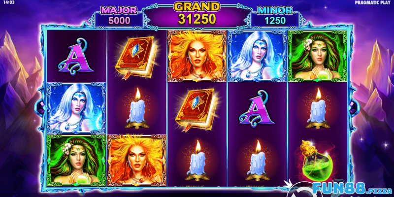 Wild Spells - Hành Trình Tìm Kiếm Ma Thuật Hoang Dã 3 Các biểu tượng trong slots game
