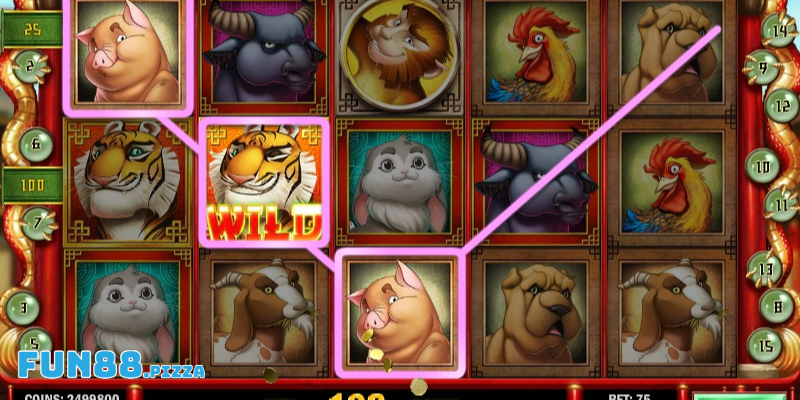 Chinese New Year - Khám Phá Trò Chơi Nổ Hũ Hấp Dẫn Nhất 2025 3 Các tính năng trong trò chơi nổ hũ Chinese New Year